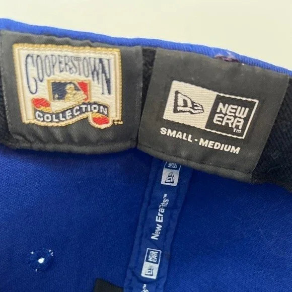 VTG SEATTLE MARINERS NEW ERA HAT CAP Trident throwback Cooperstown small medium - Picture 7 of 7